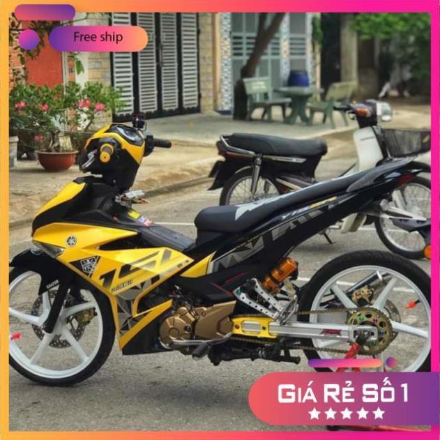 Tem rời exciter 150 vàng đen 3 lớp cao cấp bảo hành màu sắc vĩnh viễn