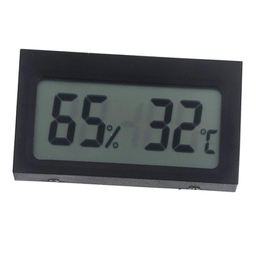 Mini Square Digital Humidity Test Meter Thermometer Hygrometer LCD Display