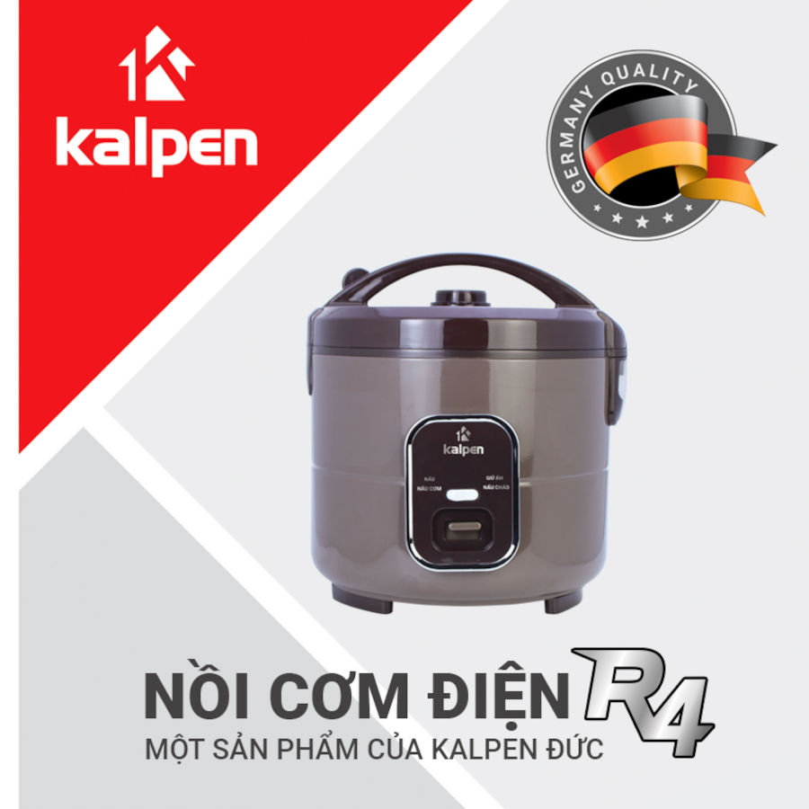 Nồi cơm điện cao cấp Kalpen R4 dung tích 1.8L hàng Đức - Hàng chính hãng