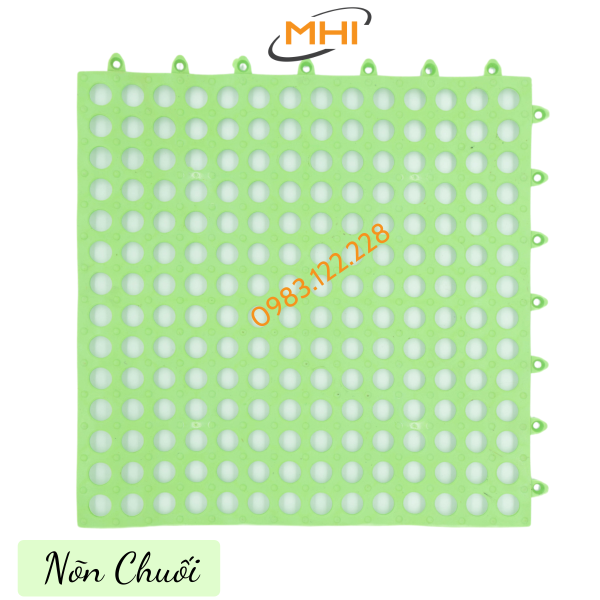 Thảm nhựa lót sàn nhà vệ sinh MHI. Vỉ nhựa lót sàn chống trơn Trải Sàn Nhà Tắm/Vệ Sinh/Nhà Bếp
