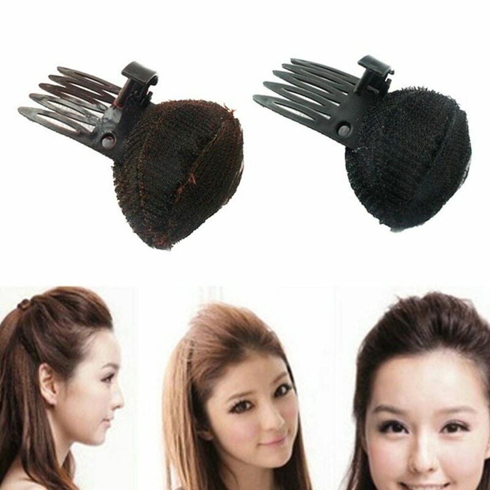 （Người bán hàng giỏi nhất) Kẹp tóc mái có đệm xốp làm phồng tóc bồng bềnh thời trang phong cách Hàn Quốc cho nữ