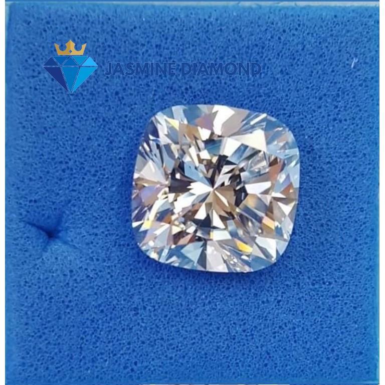 Kim cương nhân tạo Mỹ Moissanite giác cắt Cushion