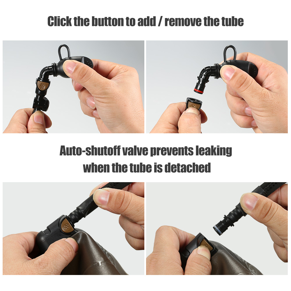 Ống dẫn hydrat hóa với công tắc bật-tắt