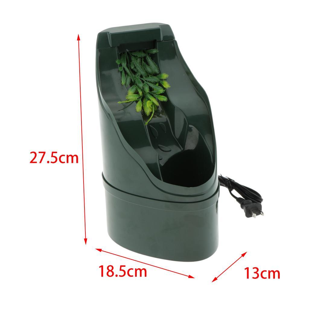 Adjustable Reptile Drinking  Fountain Feeding  Dispenser