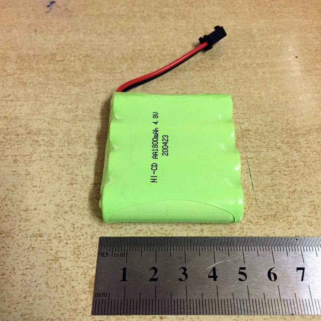 Pin 4.8 dung lượng 1800mah chân càng đen jack SM loại 2p