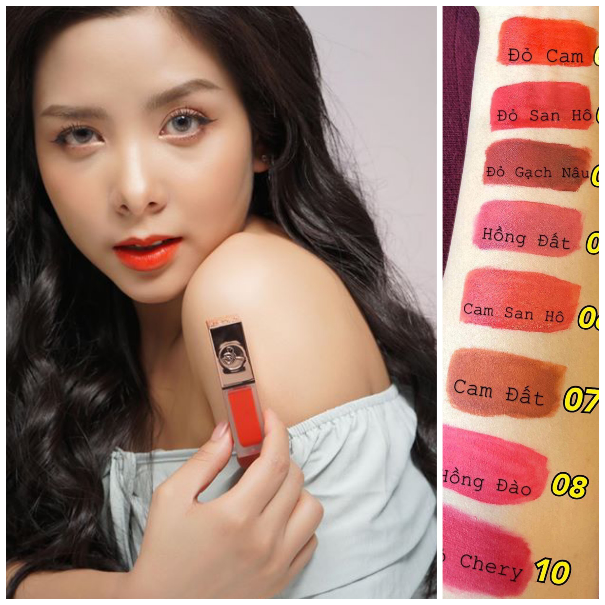 Son Kem Lì Cao Cấp Roses Matte Lipstick 2019