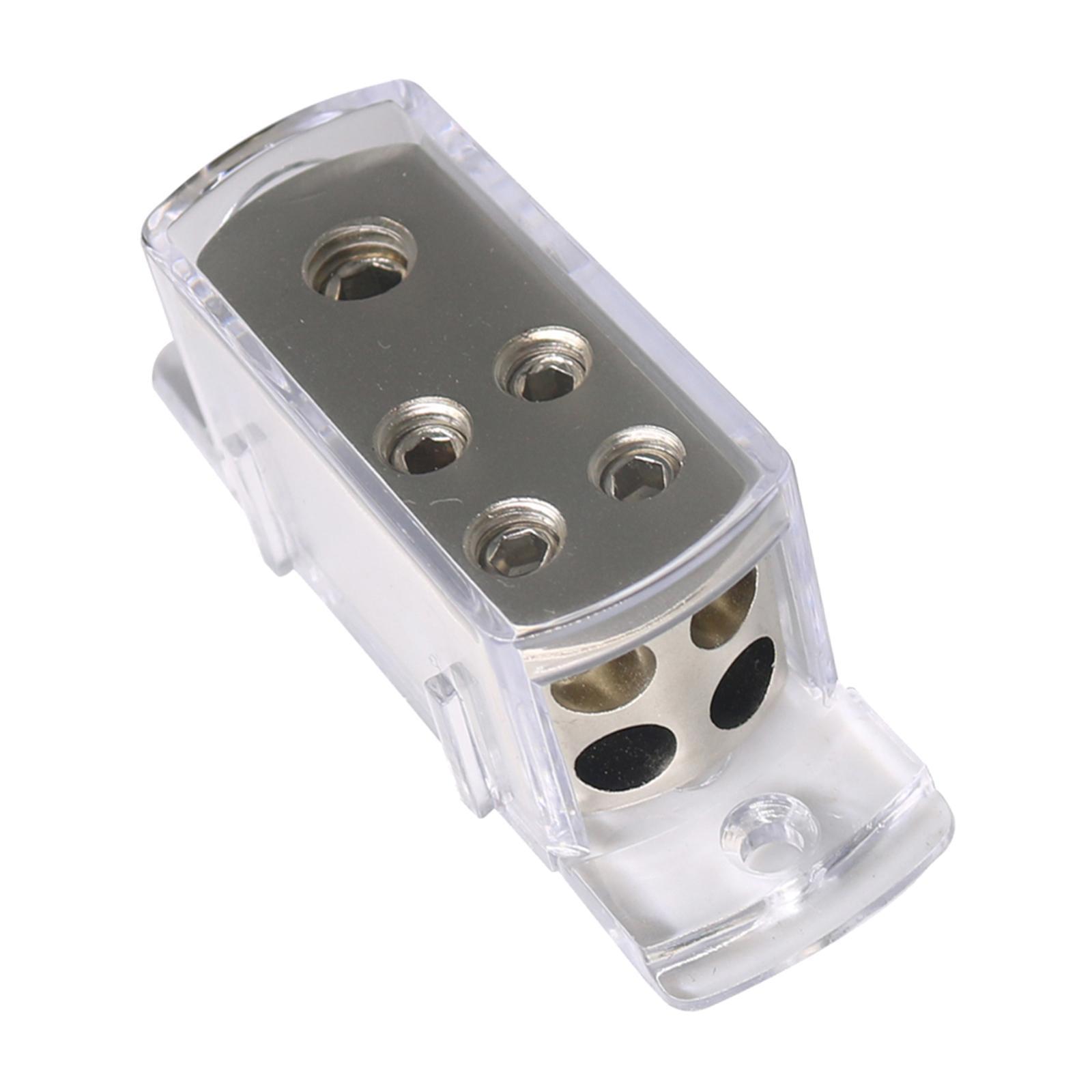 4X Car Stereo Audio Power Distribution Block  4 Gauge In    Out