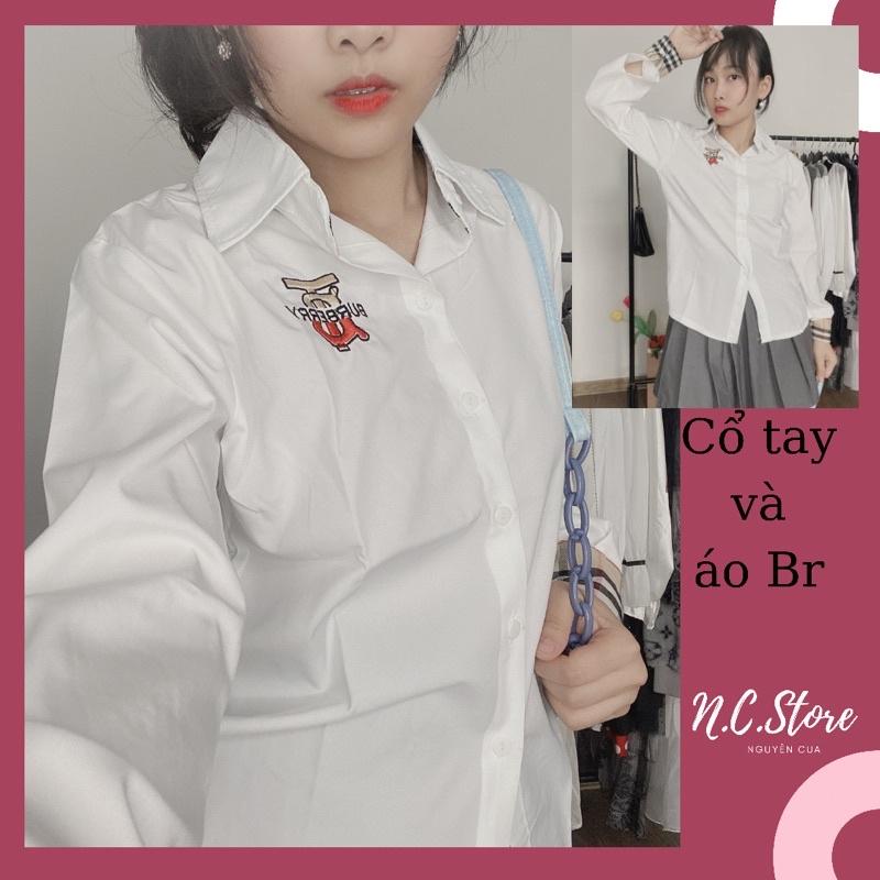 Áo Sơ Mi Trắng Siêu Xinh