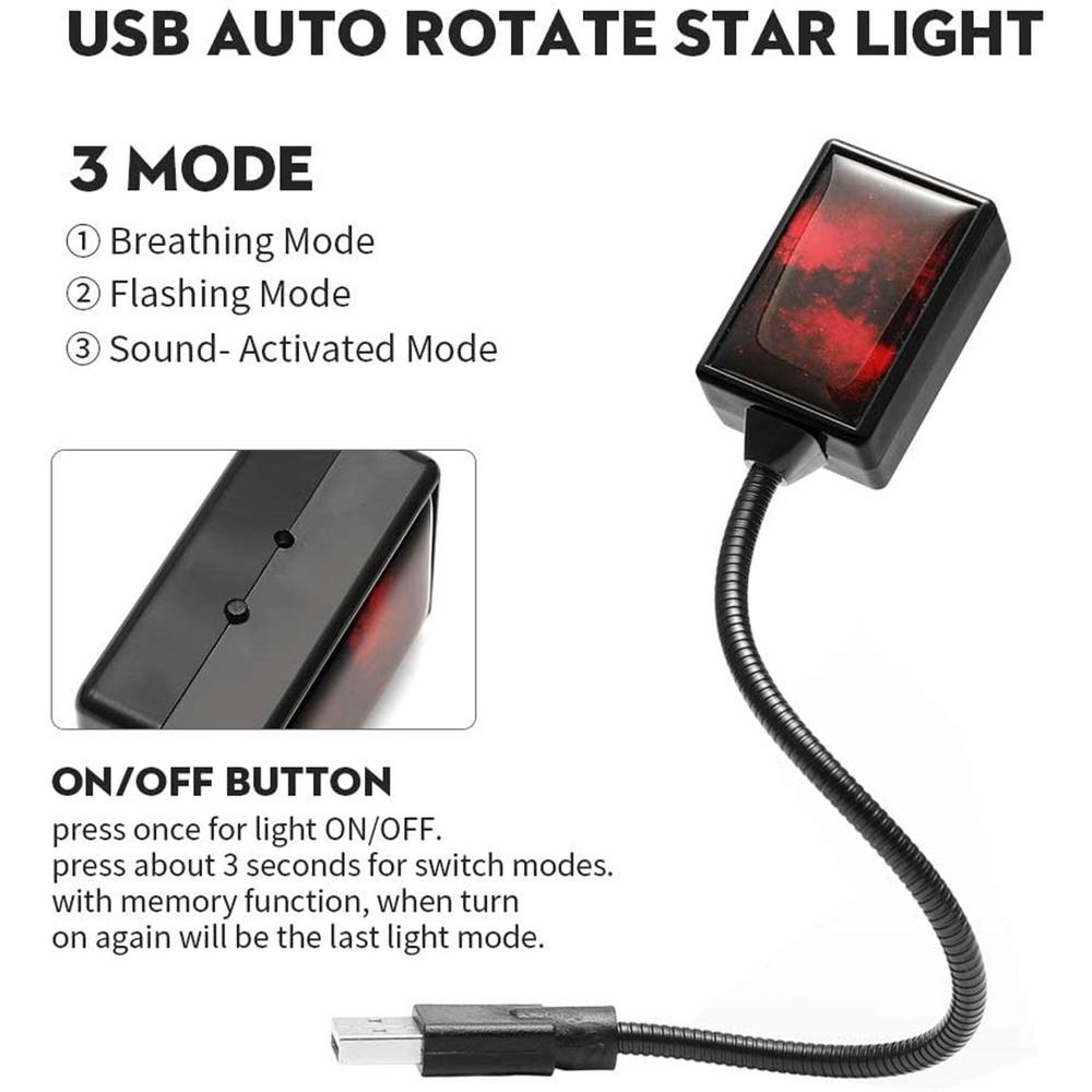 Đèn LED Tạo Hiệu Ứng Bầu Trời Đầy Sao Độc Đáo Trang Trí Nội Thất Xe Hơi