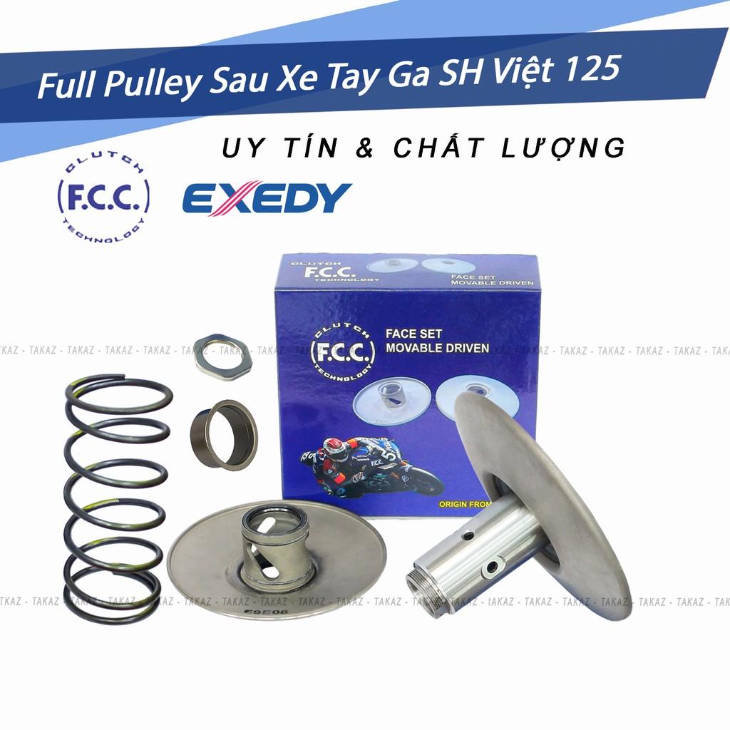 A8 Pulley nồi sau FCC có lò xo dùng cho e SH Việt 125-150 hãng FCC sản xuất