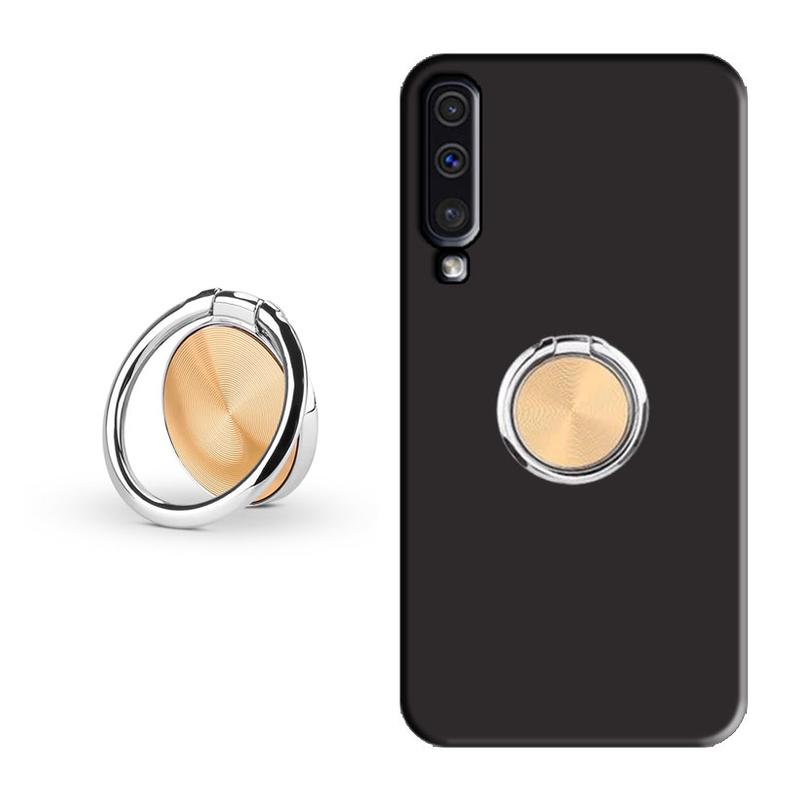ỐP LƯNG DẺO ĐEN KÈM NHẪN DÀNH CHO SAMSUNG GALAXY A50S