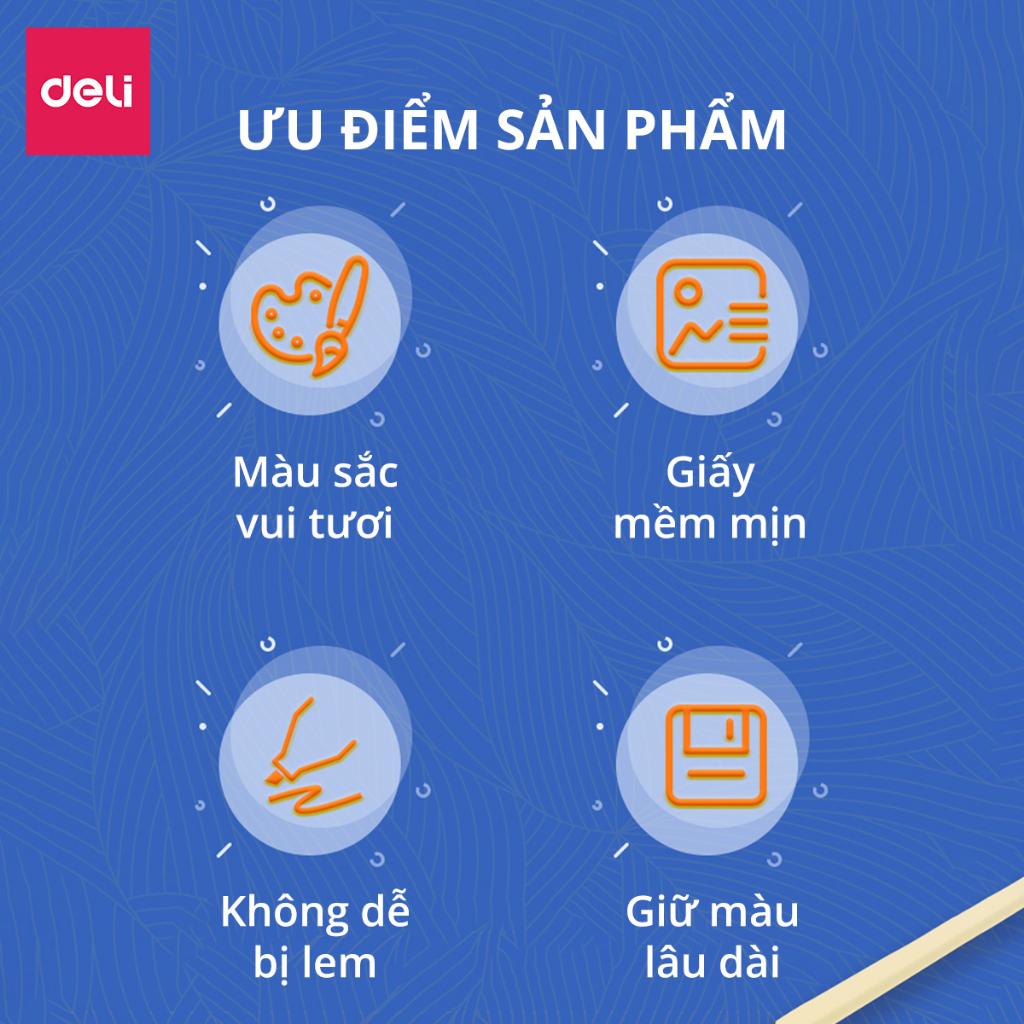 Tập Vở Tô Màu Sáng Tạo Vui Nhộn Học Tiếng Anh Cho Bé 24 Trang Nhiều Chủ Đề Deli - Tô Màu Chì Bút Màu Sáp Vẽ Tranh Nhận Biết Hoạ Cụ - EN042