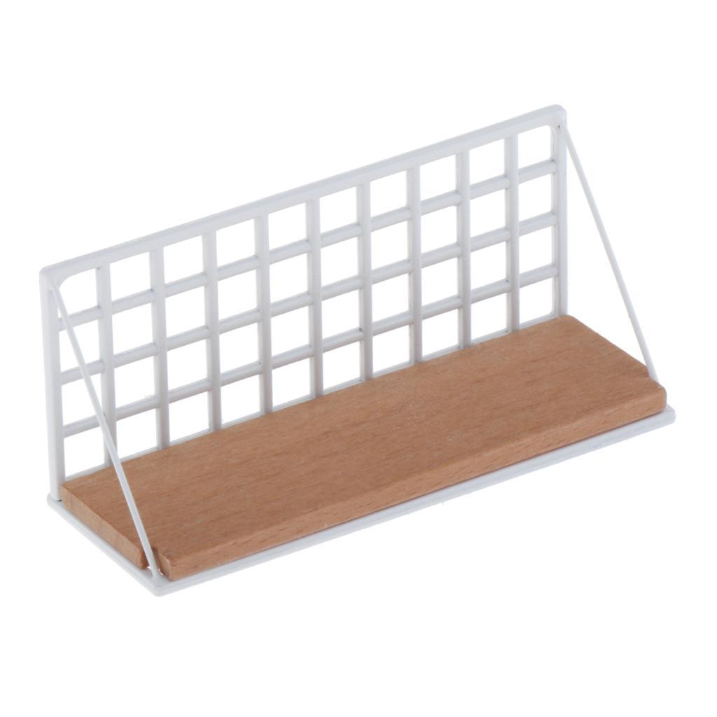 1/12 House Miniature Furniture Room White Wall Shelf Rack Kit