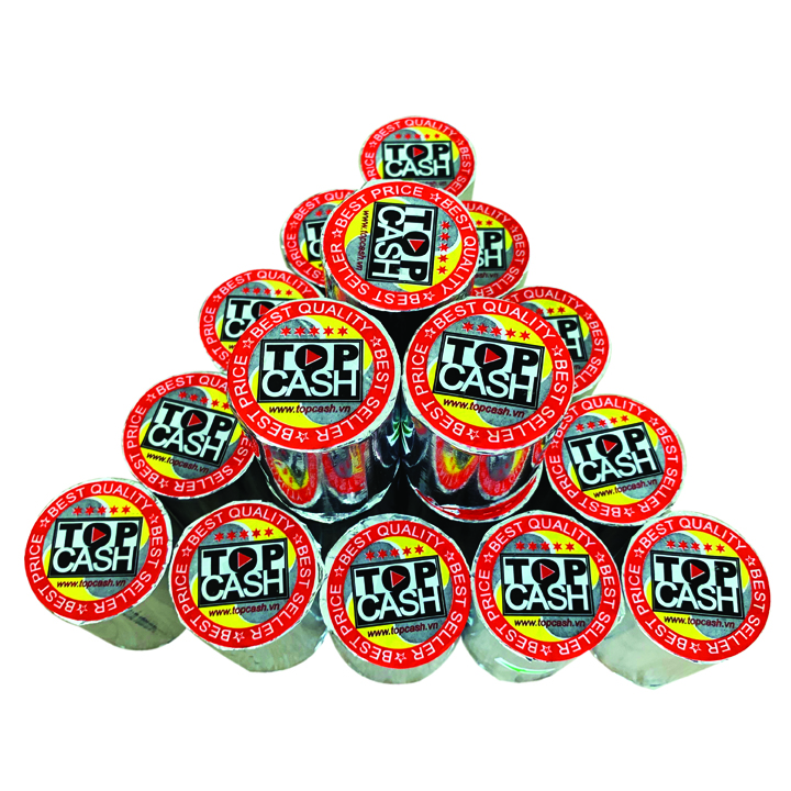16 cuộn giấy in nhiệt dùng để in bill, in hóa đơn TOPCASH K57mm phi 45mm dùng cho máy in nhiệt in hóa đơn, máy tính tiền - Hàng chính hãng