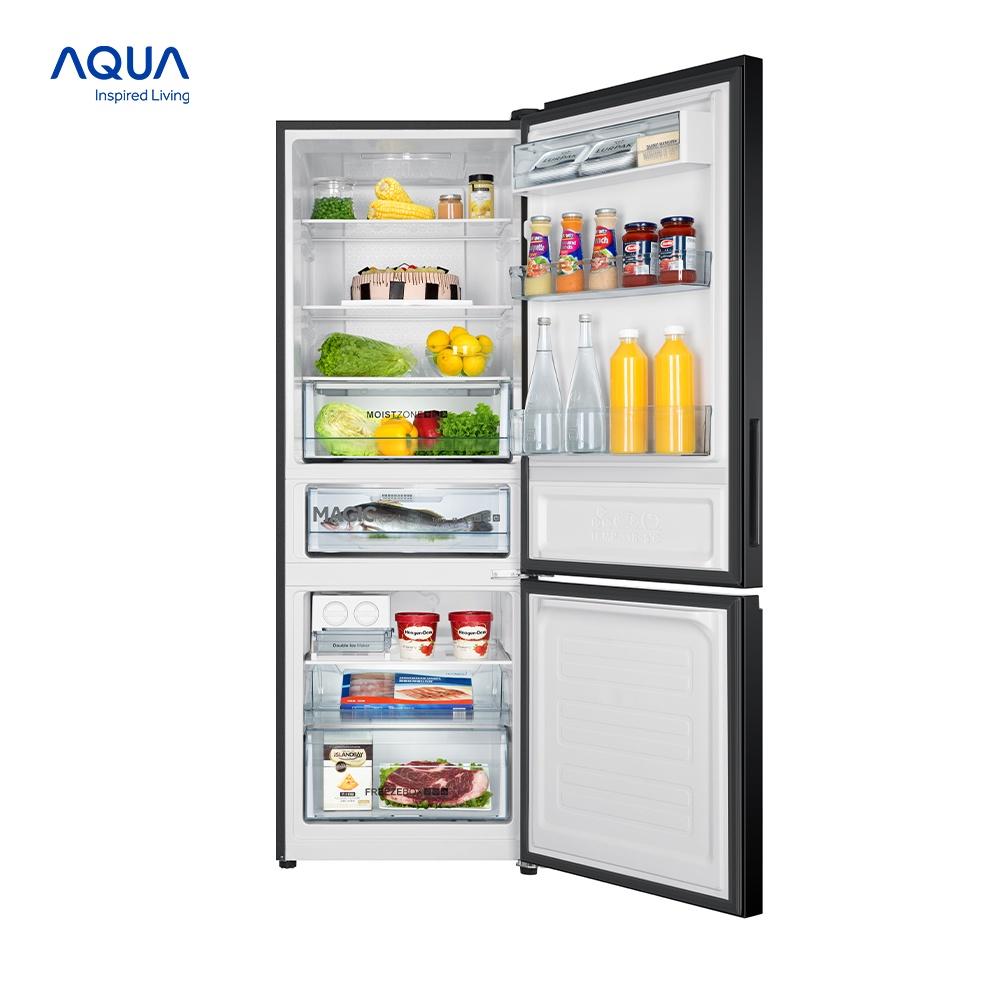 Tủ lạnh ngăn đông dưới Aqua 292 Lít AQR-IG338EB(GB) - Hàng chĩnh hãng - Chỉ giao HCM, Hà Nội, Đà Nẵng, Hải Phòng, Bình Dương, Đồng Nai, Cần Thơ