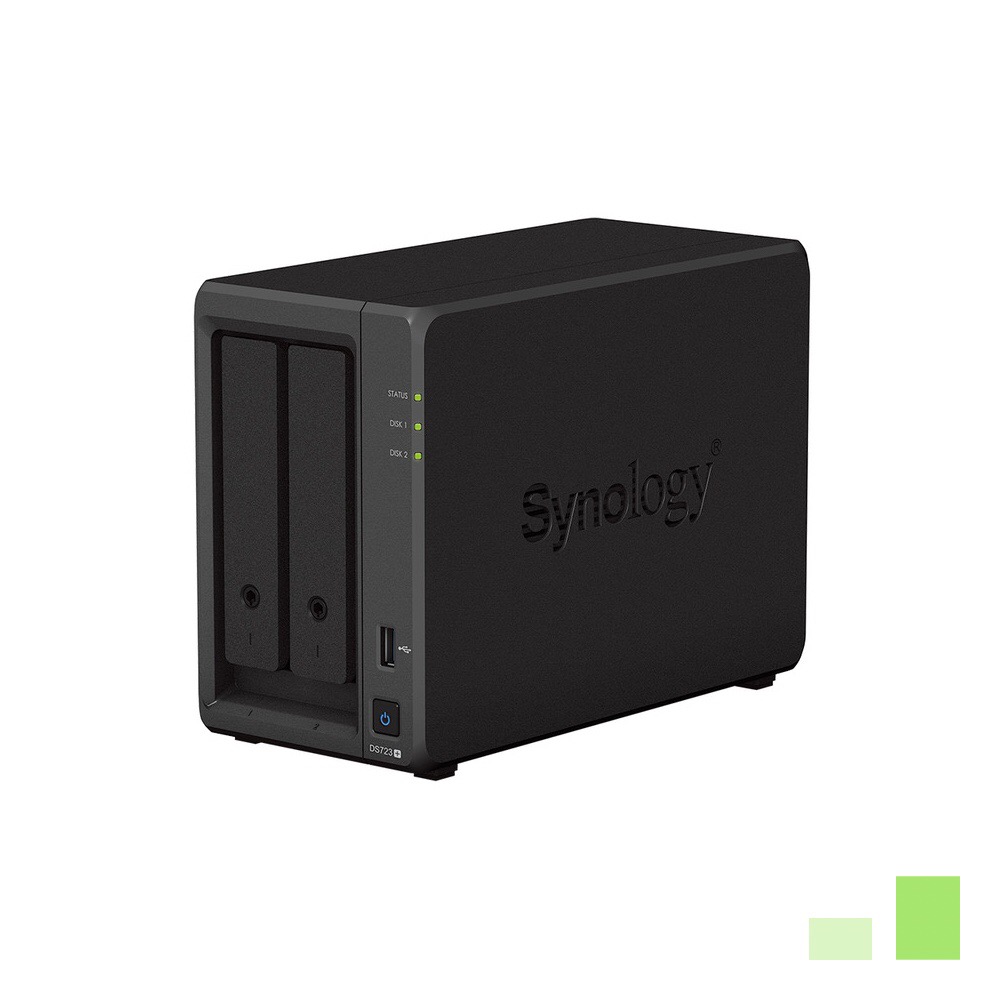 Synology DS723+ model 2-bay thiết bị lưu trữ dữ liệu mạng - Hàng chính hãng