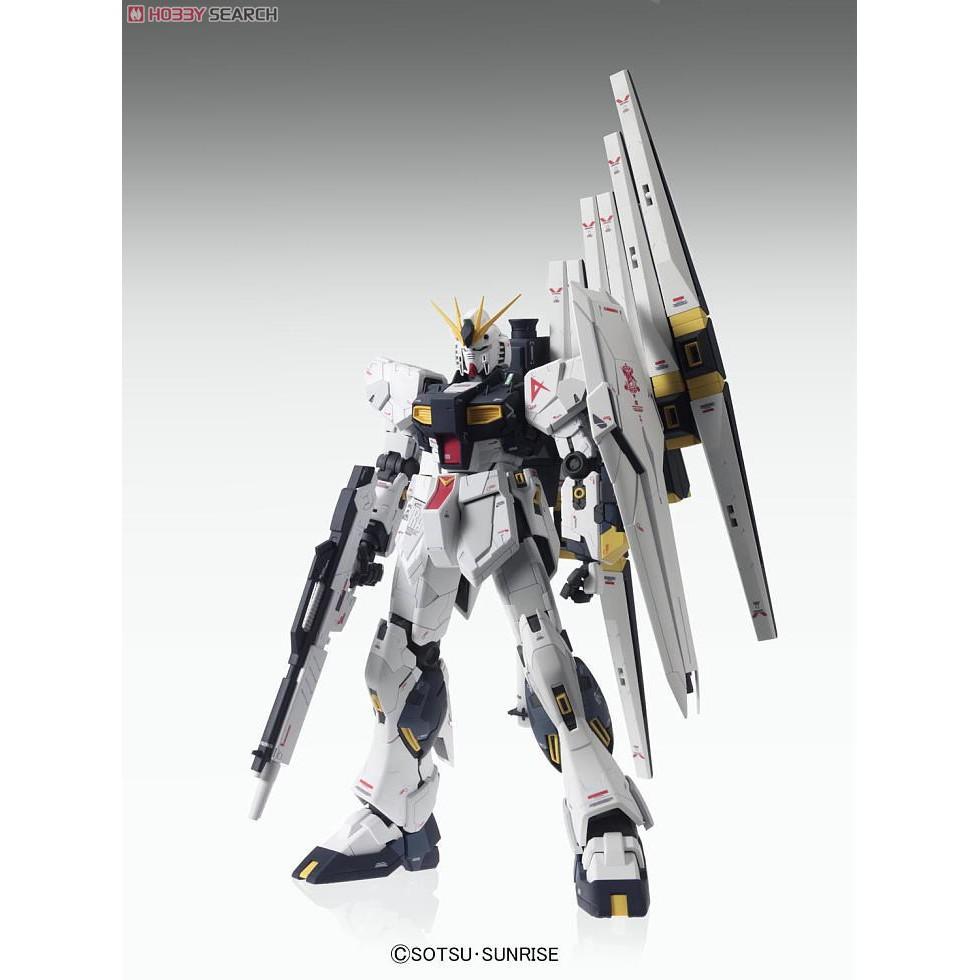 Bộ mô hình đồ chơi lắp ráp gundam bandai MG 1/100 ν Nu GUNDAM Ver. Ka Chính hãng