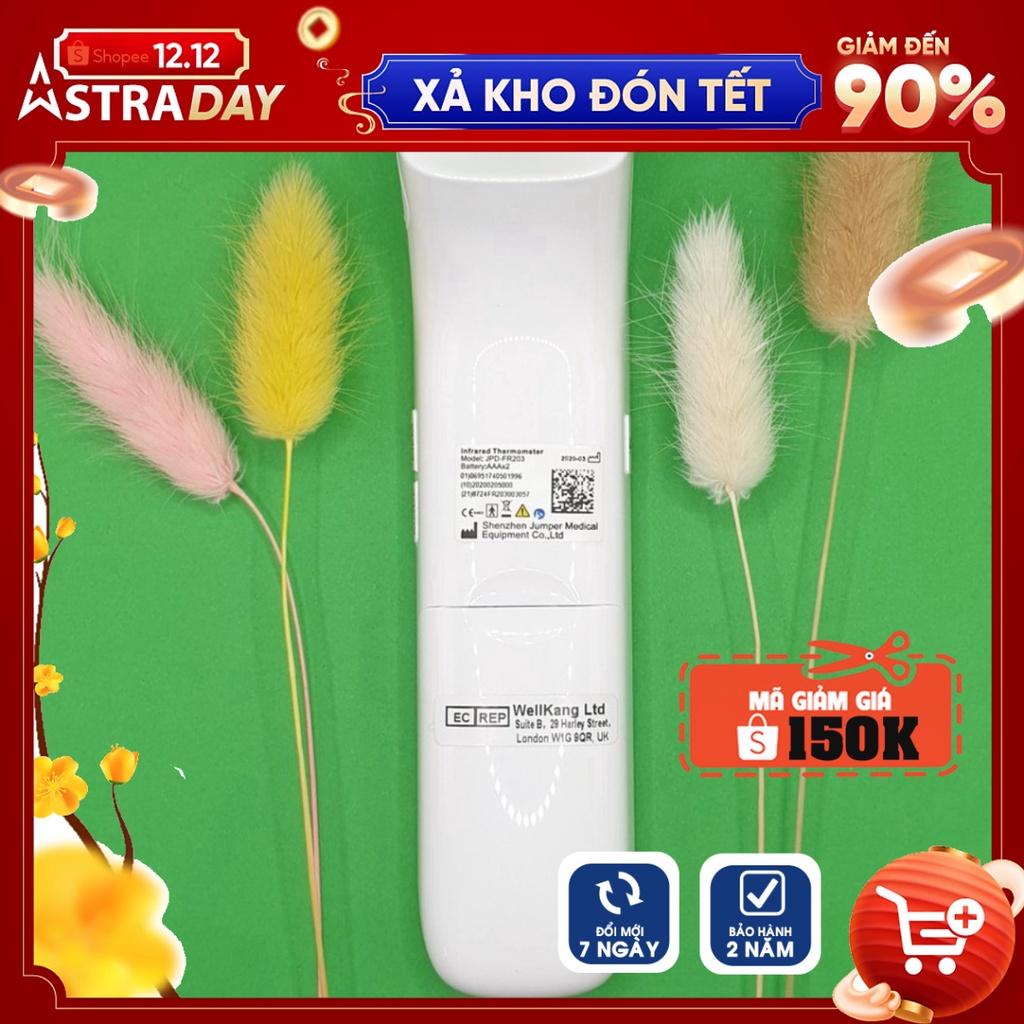 [BH 2 Năm] Nhiệt kế hồng ngoại không tiếp xúc Jumper FR203, Nhiệt kế điện tử microlife