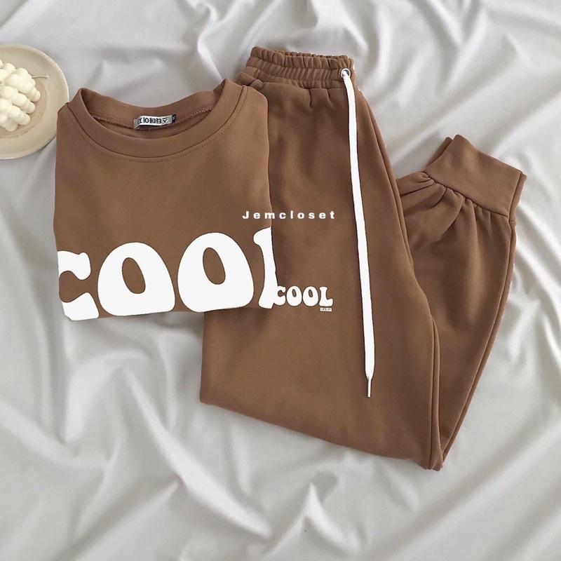 Sét COOL chất nỉ cotton dày TTS