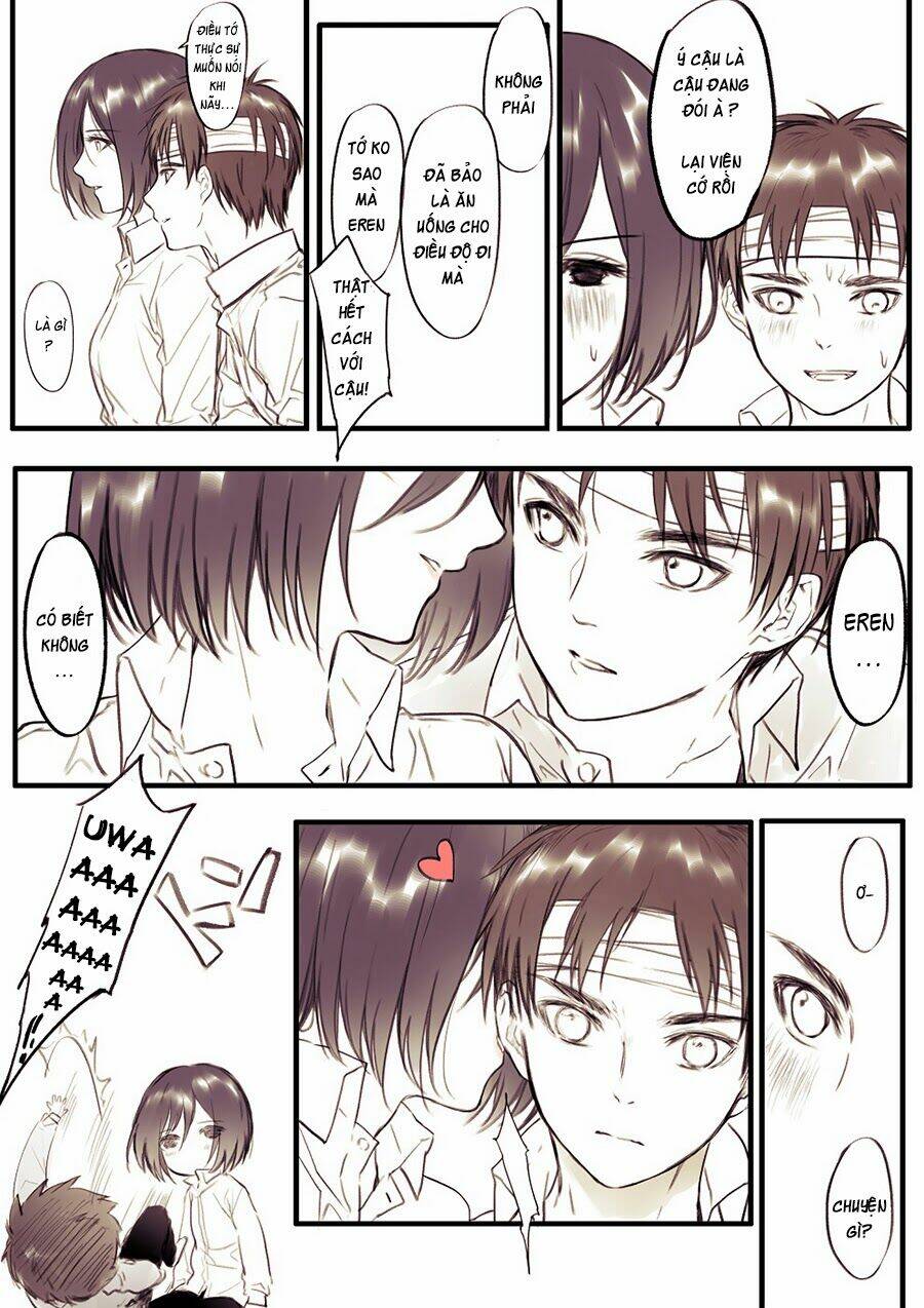 tấn công người khổng lồ - doujinshi eren x mikasa chapter 38 9