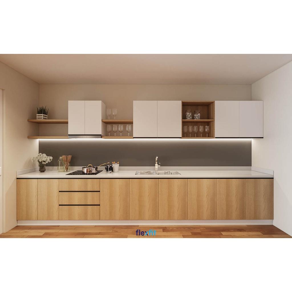 Tủ Bếp Gỗ MDF Phủ Melamine Chống Xước Lõi Mịn