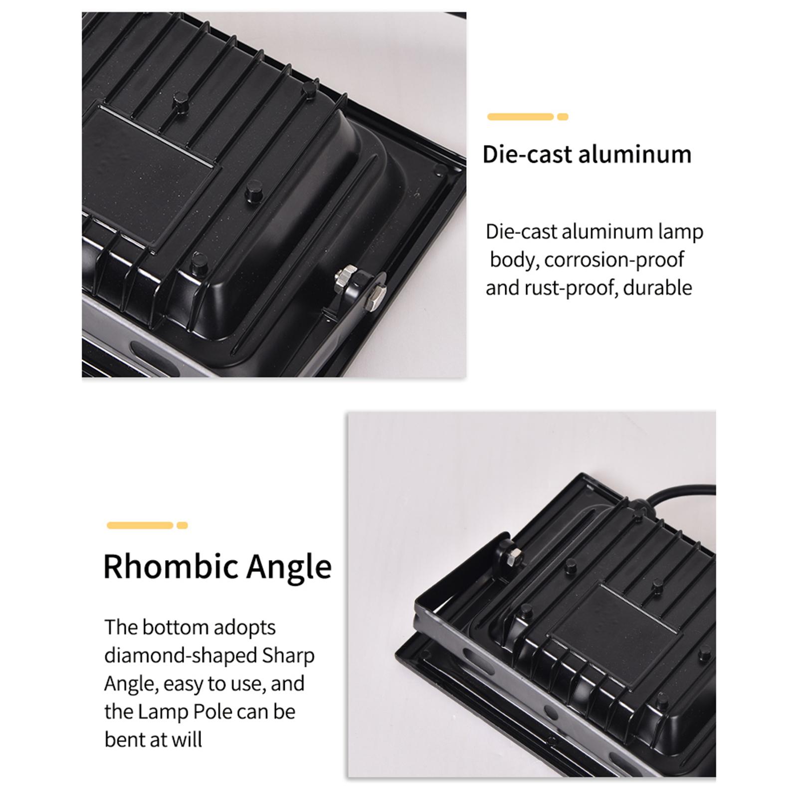 Smart WiFi Flood Light 30W 2000LM Dimmable RGB Color Changing Stage Lights Work with Alexa Google Home Wall Washer