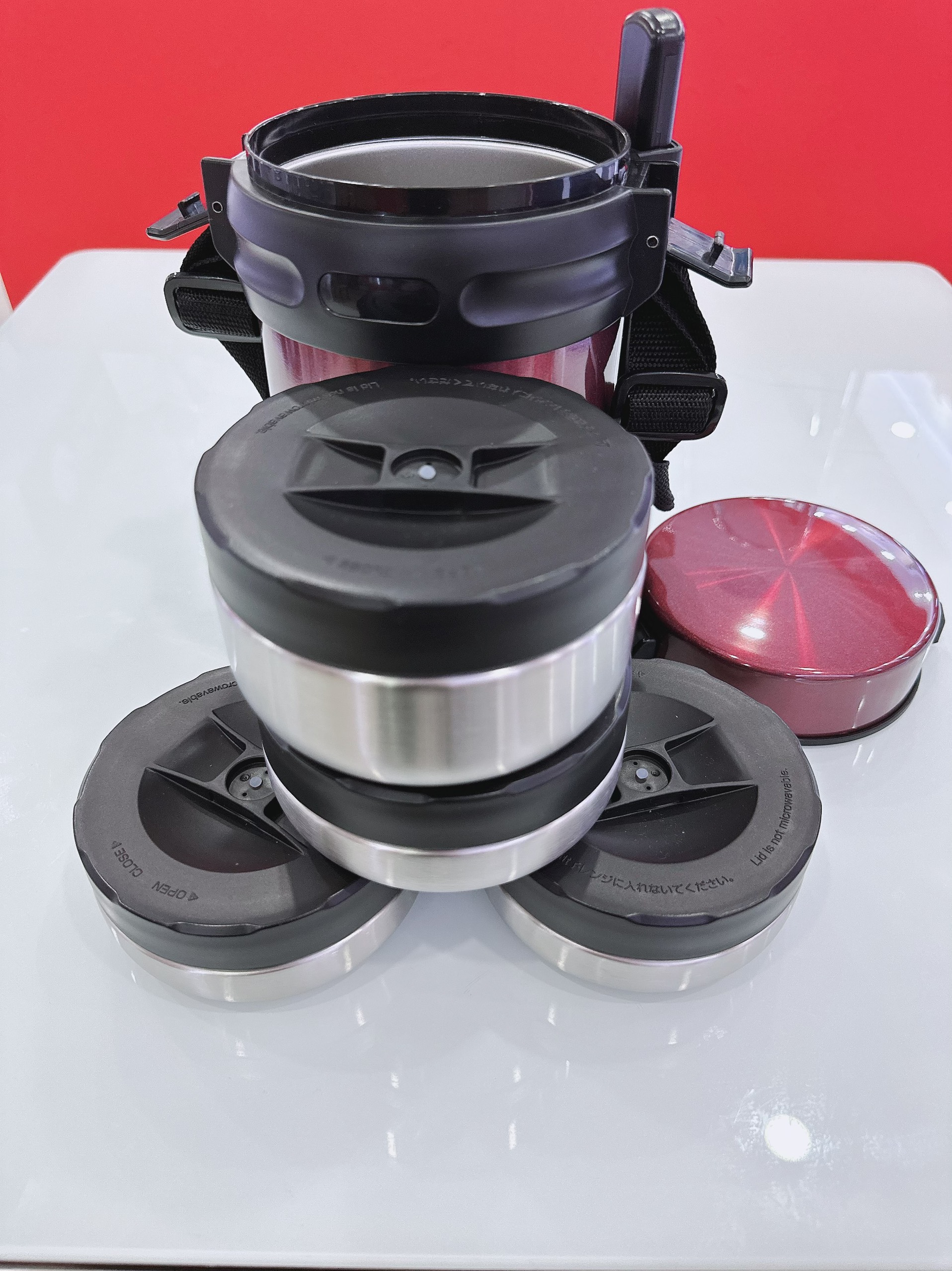 Hộp cơm giữ nhiệt văn phòng Inox 304 Emich EL8294 dung tích 2 Lit