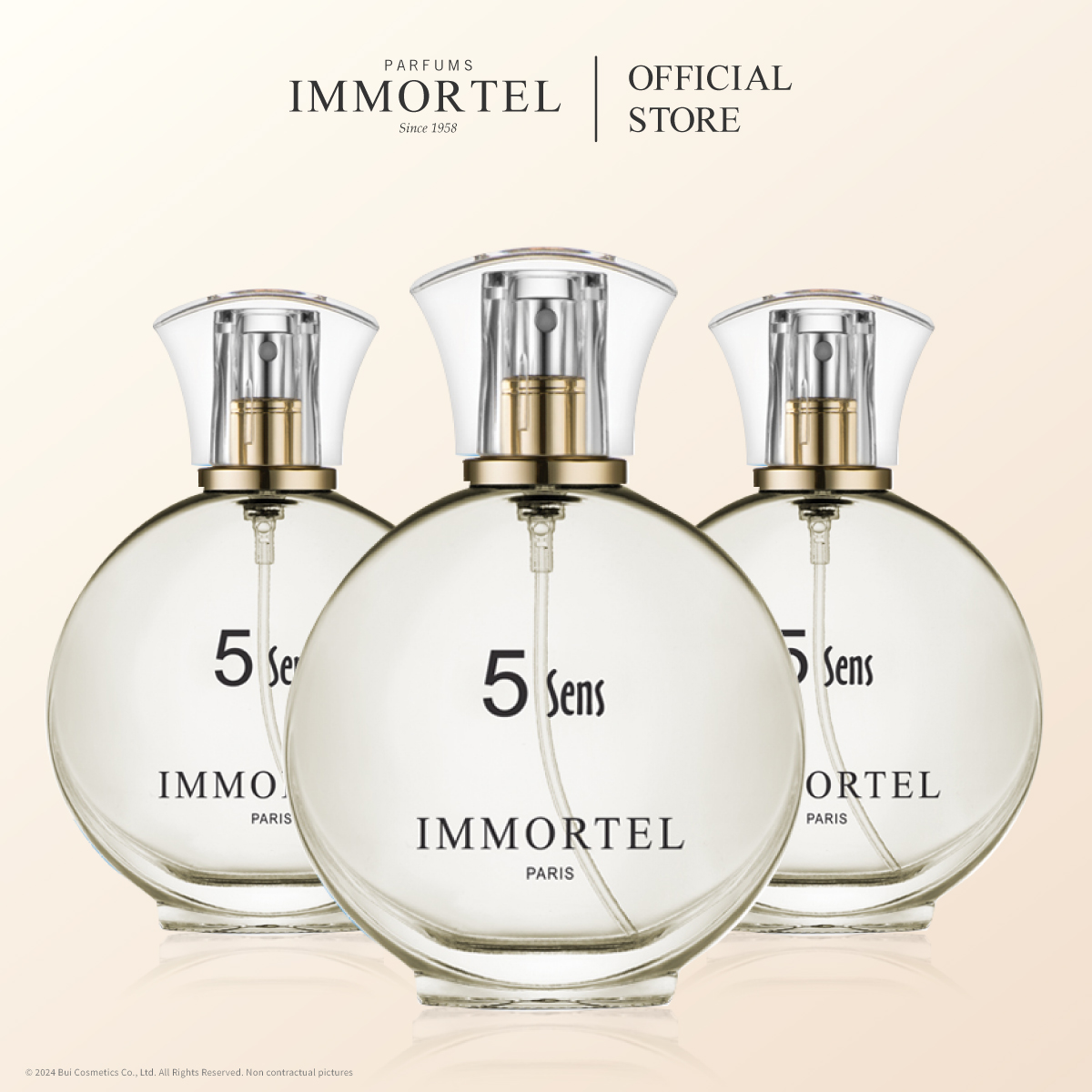 Nước Hoa Nữ IMMORTEL 5 Sens - Eau de Parfum 60mL Nhập Khẩu Chính Hãng Pháp