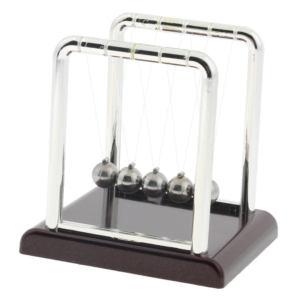 Square Newton's Cradle Balance Balls Physics Science Pendulum Toy Large