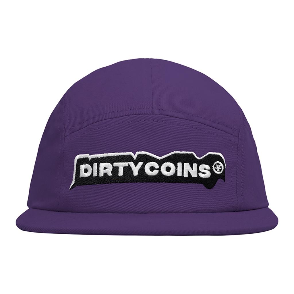 DirtyCoins Nón 5 Panels Cap - Purple