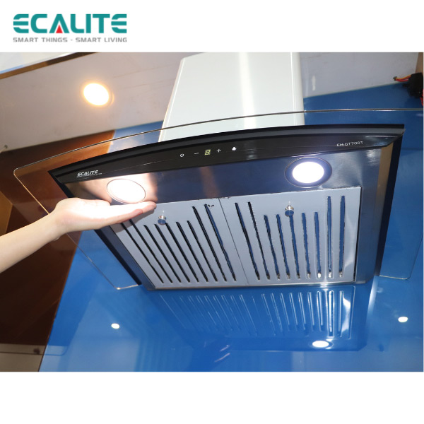 Máy Hút Mùi Áp Tường Ecalite EH-GT700T (Ngang 70cm) - Công Suất Hút Mạnh 750 m3/h - Điều Khiển Cảm Ứng - Hàng Chính hãng