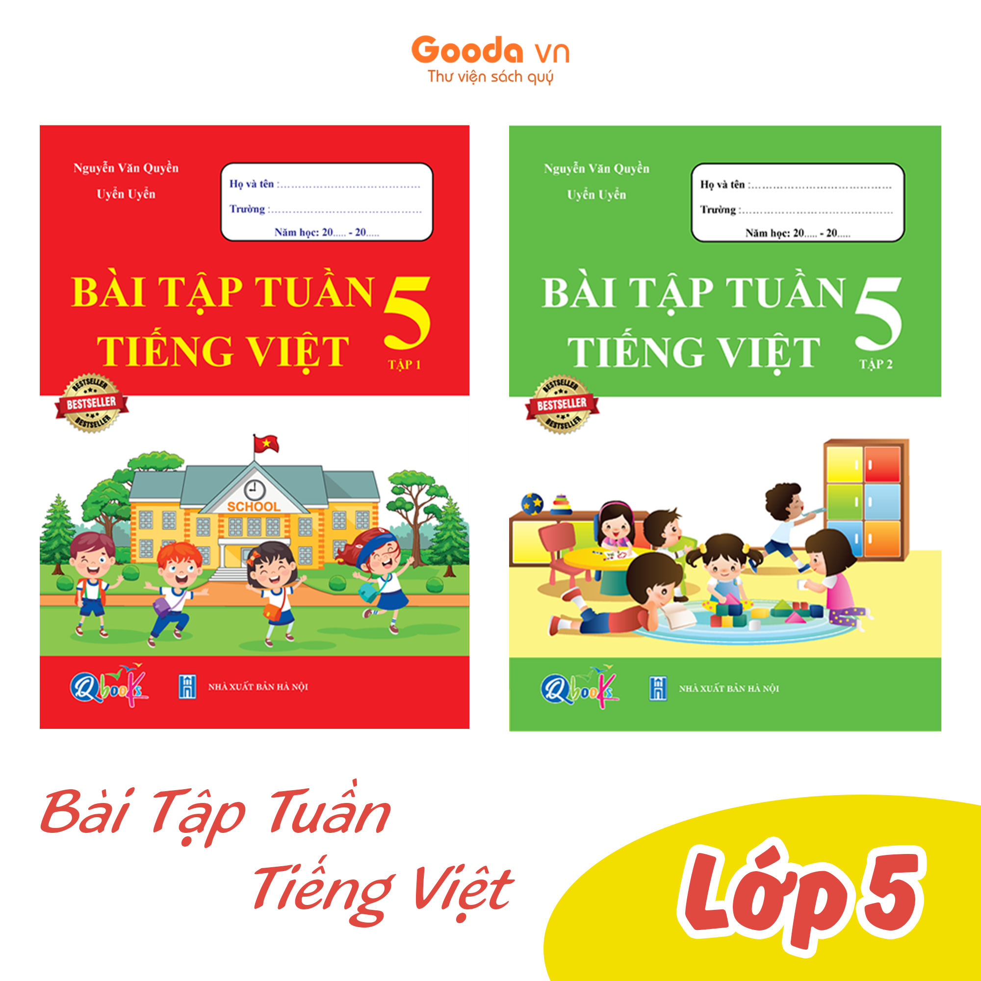 Combo Bài Tập Tuần Tiếng Việt Lớp 5 (Tự Chọn Sách)