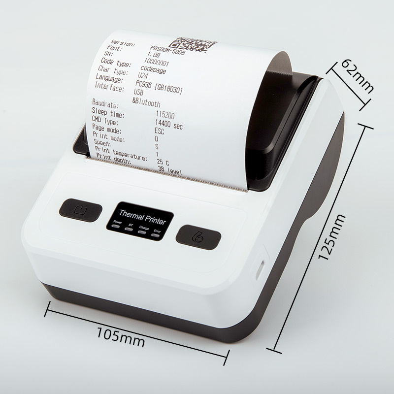 Máy in hoá đơn, in nhãn vận chuyển Xprinter MP-80L, in rộng 80mm, kết nối không dây Bluetooth với điện thoại