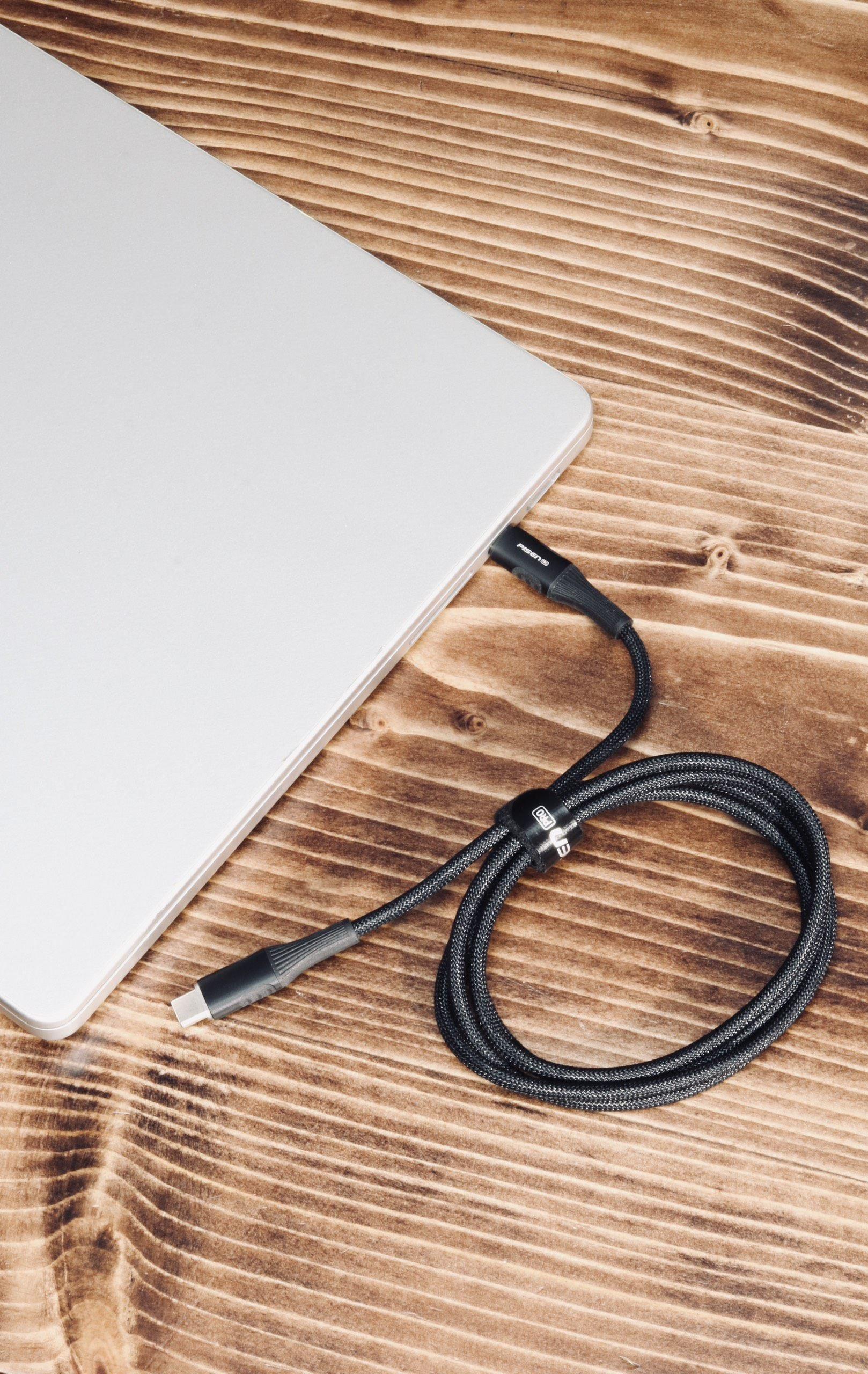 Cáp Sạc Nhanh Thông Minh Tự Ngắt Pisen Pro - Fox Intelligent PowerOff USB-C PD 100W 1.2m
