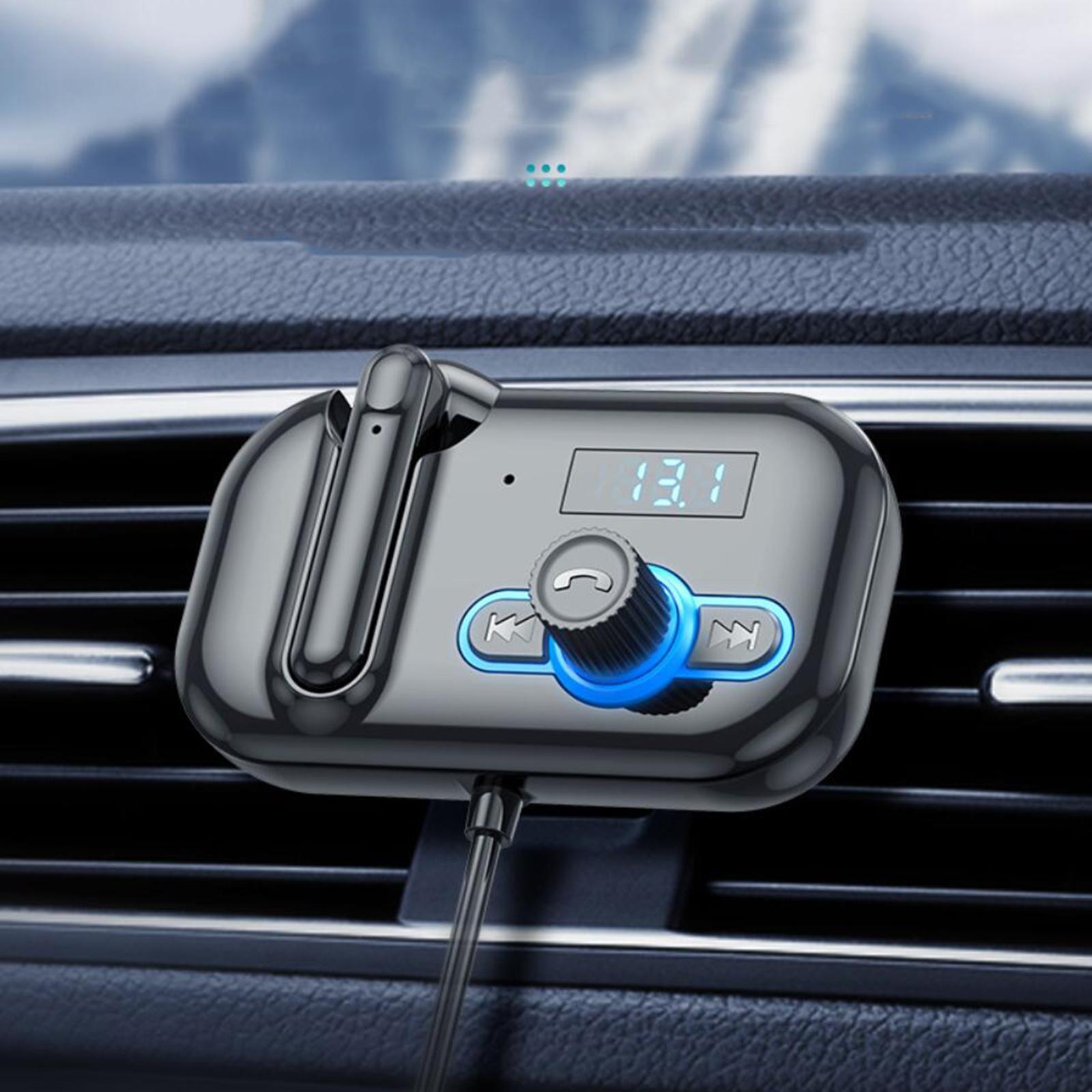 Car Charger Adapter FM Transmitter Wireless Hands-free HiFi MP3 Music Player