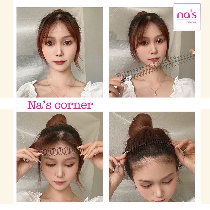 Kẹp kiểu bện tóc xoắn xước xược vắt ghim giữ cố định tóc gọn nhẹ, bờm lò xo co giãn