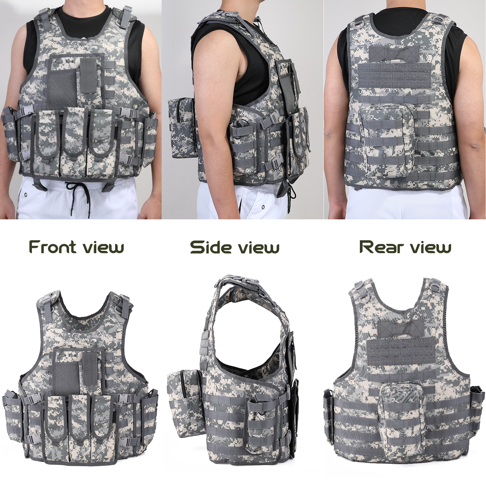 Áo Vest chiến thuật phong cách quân đội cá tính