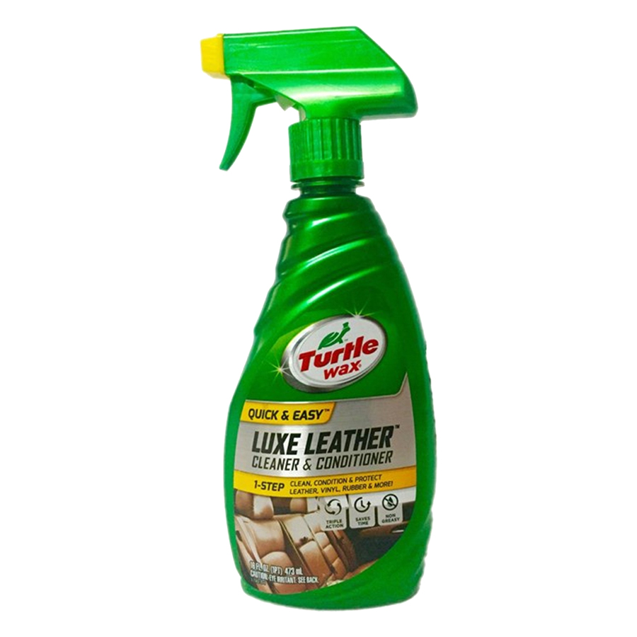 Combo Đánh Bóng Da Và Phục Hồi Đồ Nhựa Turtle Wax + Tặng Nước Rửa Xe Có Chất Đánh Bóng Formula1