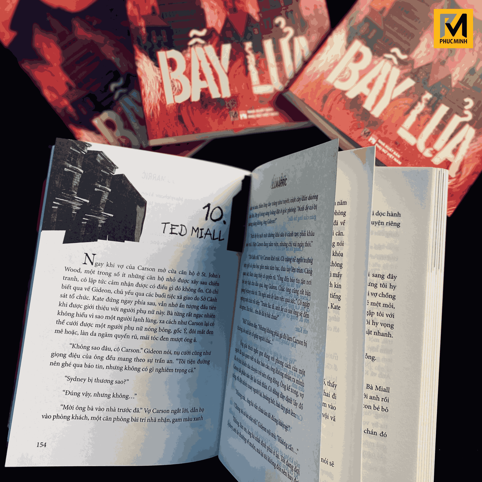 Sách Tiểu Thuyết Trinh Thám - Bẫy Lửa - John Creasey (J.J.Marric) - Phuc Minh Books