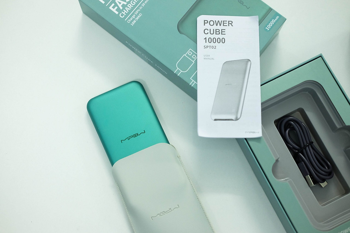 Sạc Dự Phòng Mipow Power Cube 10000mAh PD 18W – SPT02 HÀNG CHÍNH HÃNG