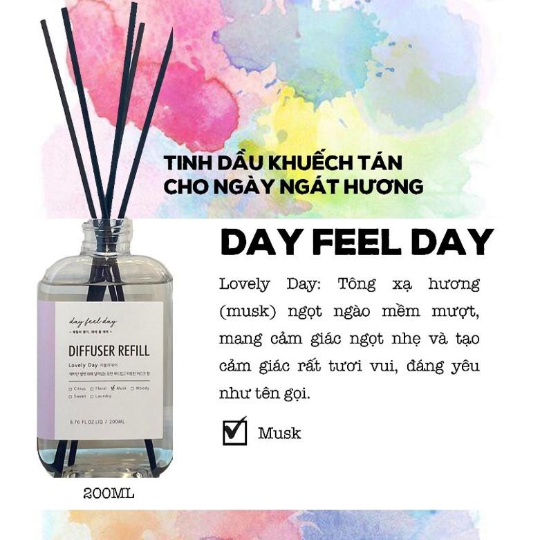 Tinh Dầu Thơm Phòng Hàn Quốc Aronica Refill Diffuser Day Feel Day 200ml