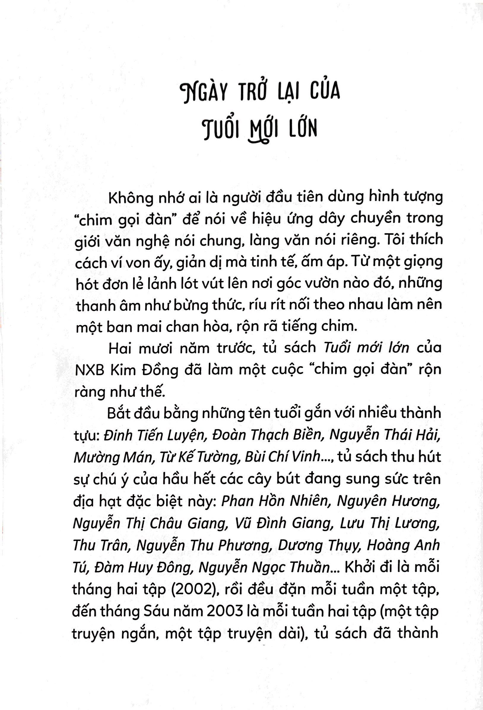 Tủ Sách Tuổi Mới Lớn - Thời Hoa Đỏ