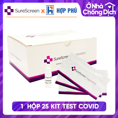 [SIÊU GIẢM GIÁ] - Combo 3 Bộ Test nhanh Surescreen COVlD-19 Ag cho kết quả ngay sau 15 phút được Bộ Y Tế cấp phép