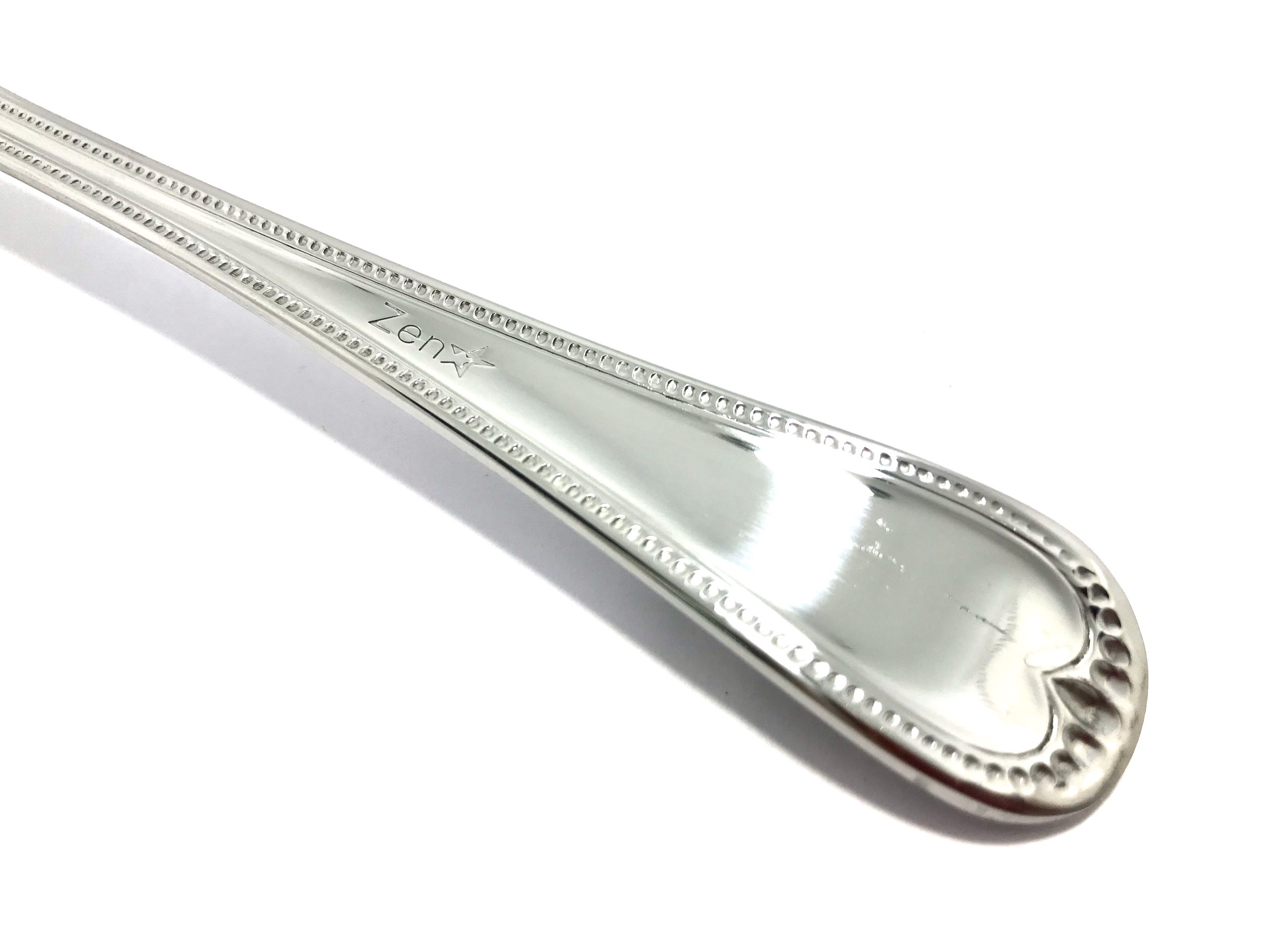Bộ 10 muỗng bánh  cán viền chấm bi mã số Z06-TS