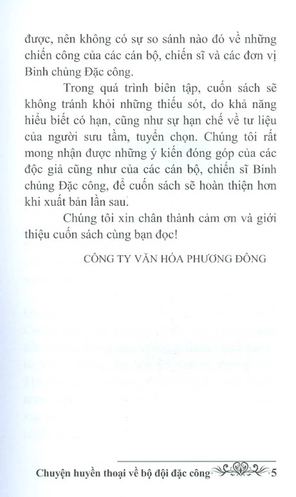 Chuyện Huyền Thoại Về Bộ Đội Đặc Công