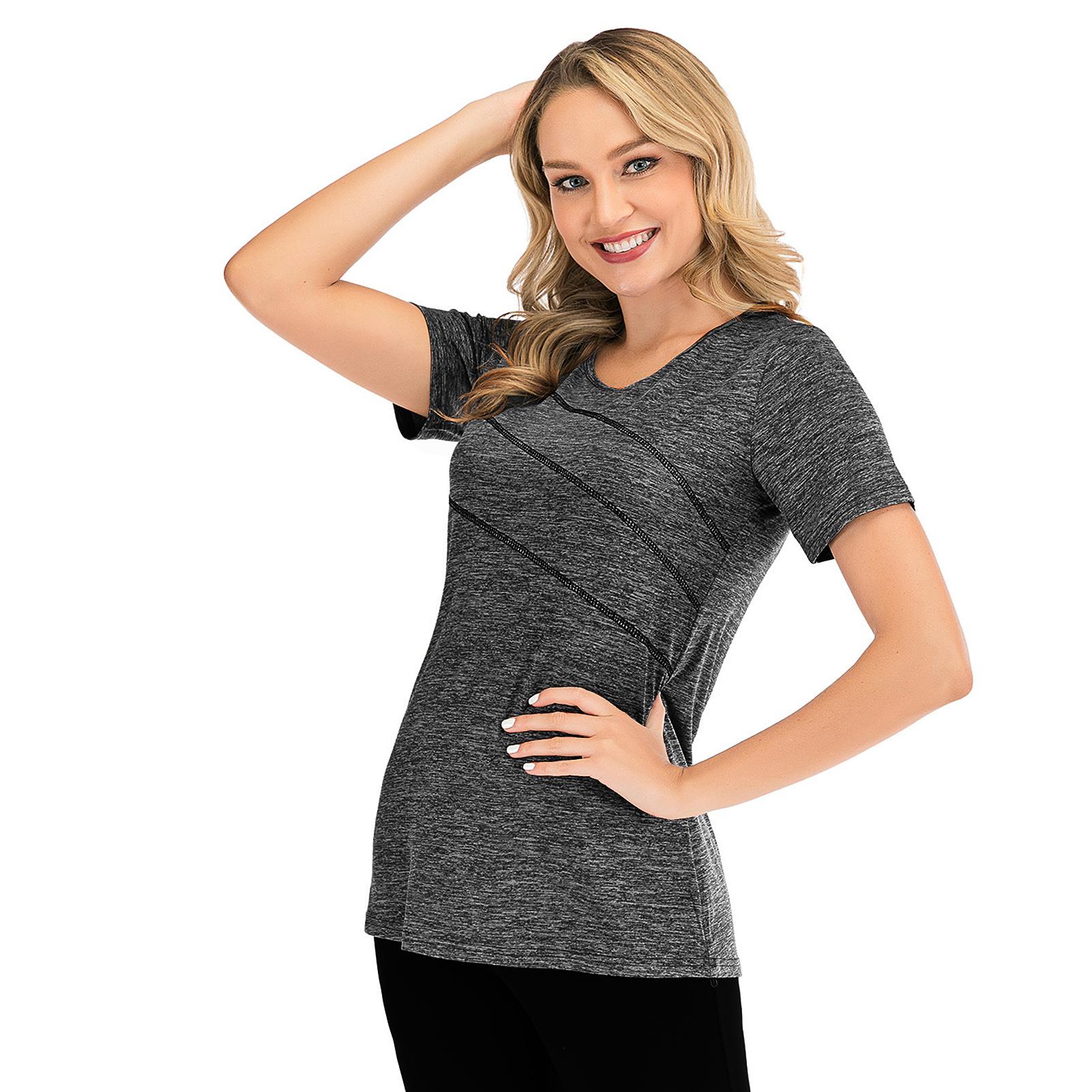 Áo thể thao cho nữa tập gym, yoga tay ngắn