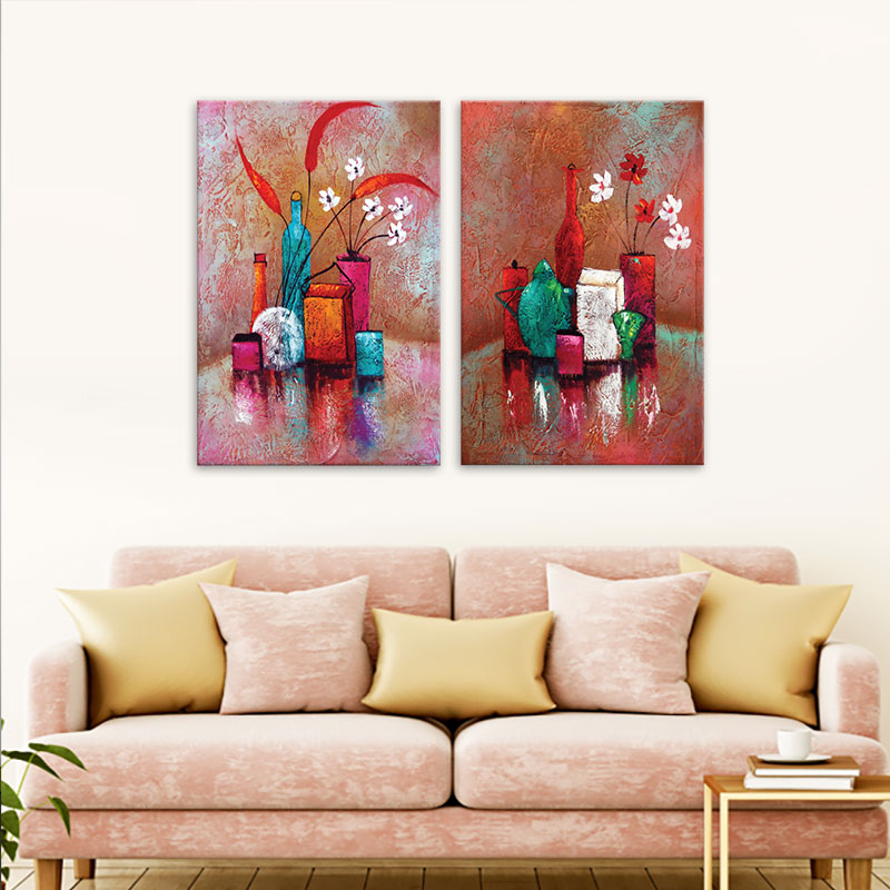 Bộ 2 tranh tĩnh vật - W1628