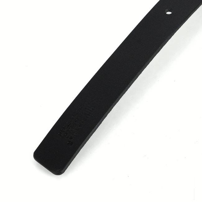 Dây nịt nam da bò Huy Hoàng bát gài màu đen HC4147