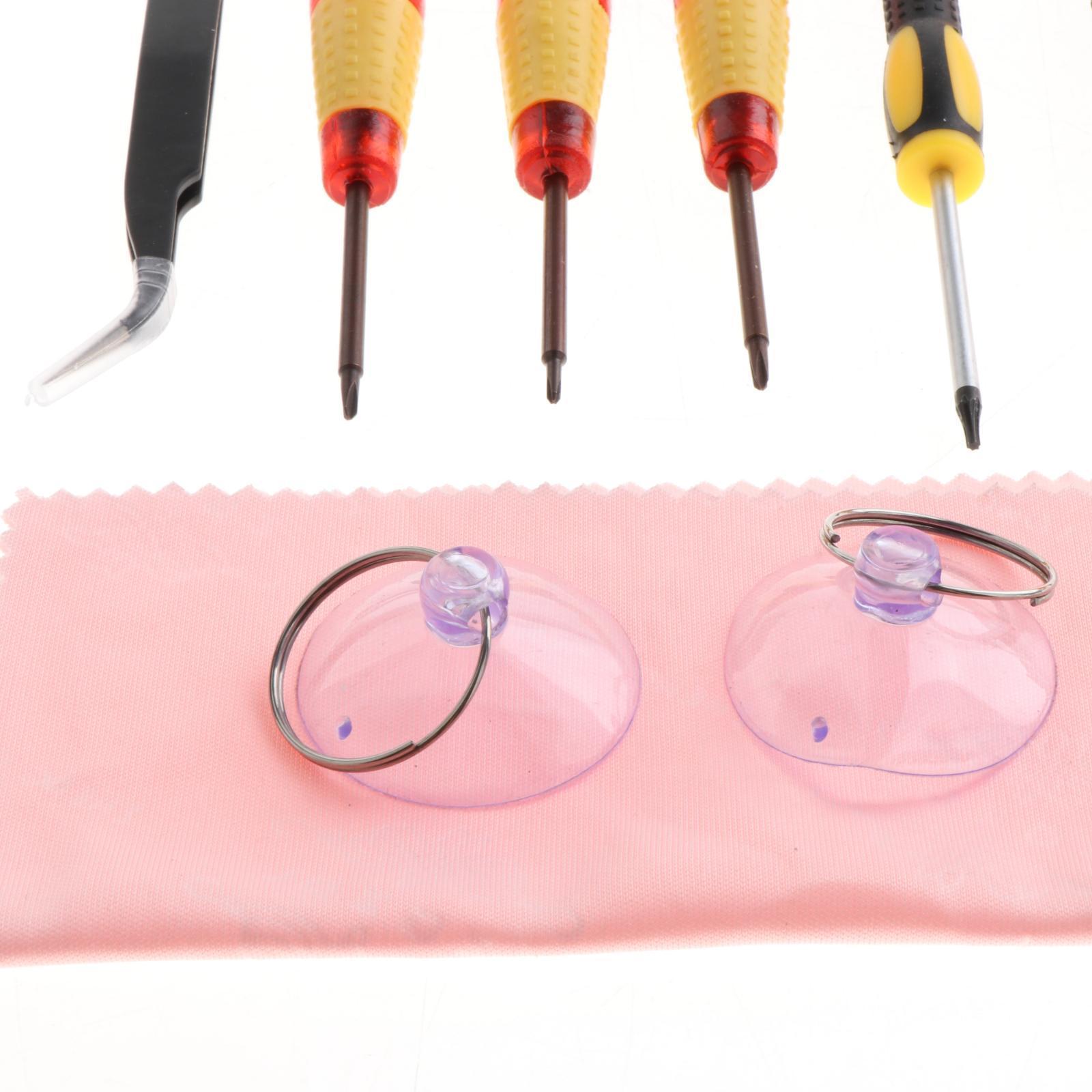 17 in 1 Screwdriver Repair Kit for Game Console Screwdriver Tool Set with Tweezer Triangle Opening Pick Cleaning Brush Pry Opening Repair Tools