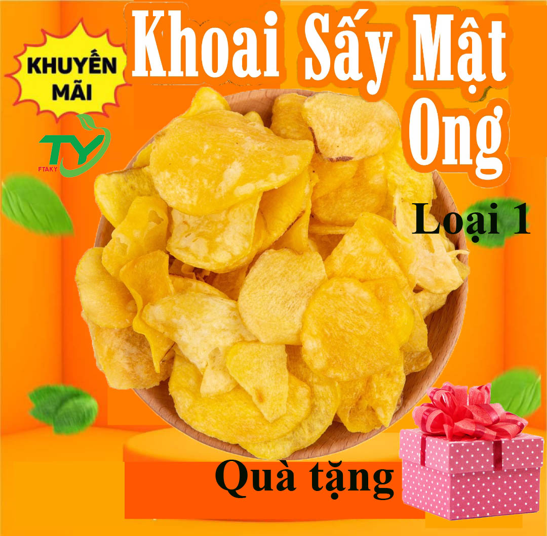 500Gr Khoai Lang Sấy Mật Ong Chuẩn Đặc Sản Đà Lạt Hàng Loại 1 Như Hình, Cam Kết Ngon